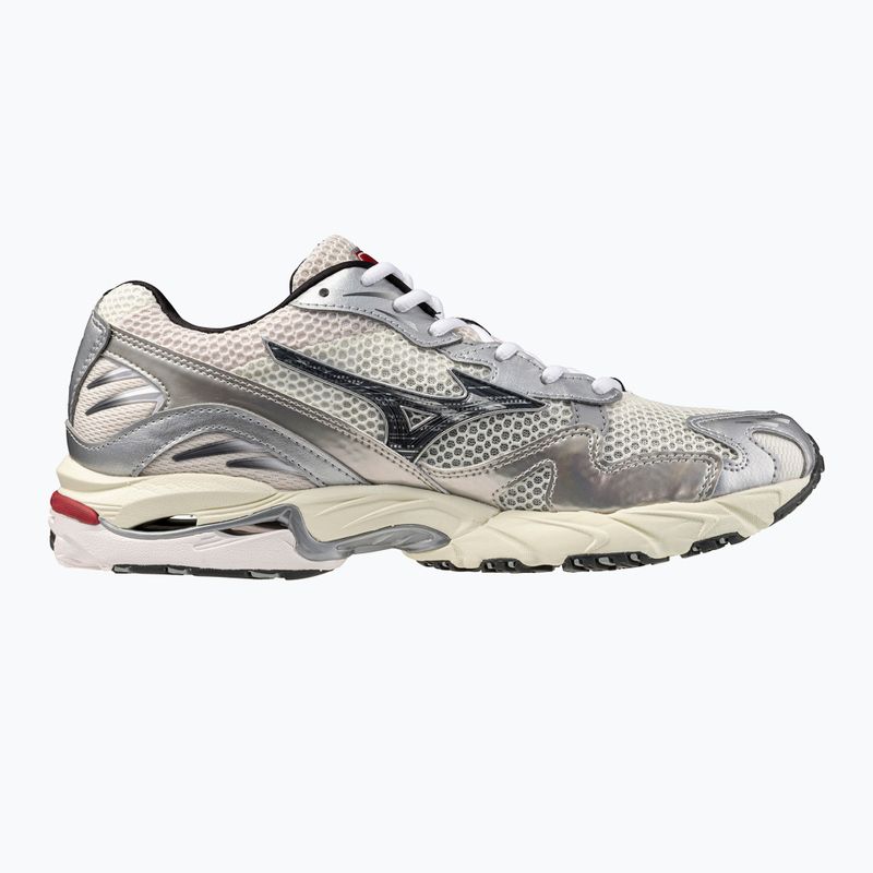 Buty męskie Mizuno Wave Rider 10 mizuno snow white/black sand/ryth red 2