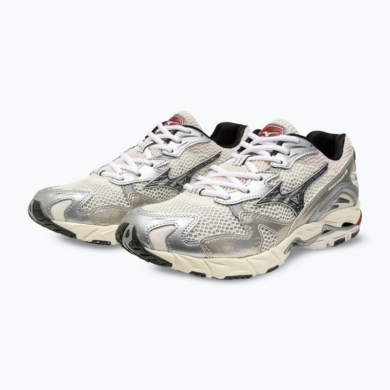 Buty męskie Mizuno Wave Rider 10 mizuno snow white/black sand/ryth red 6