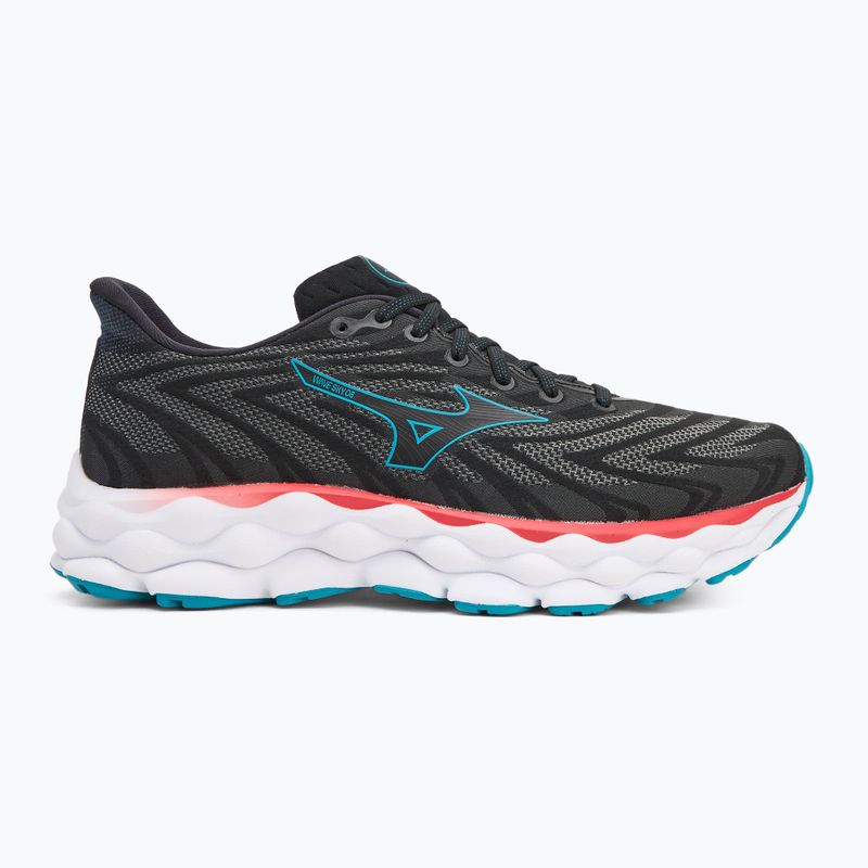 Buty do biegania męskie Mizuno Wave Sky 8 black/black/ enamel blue 2