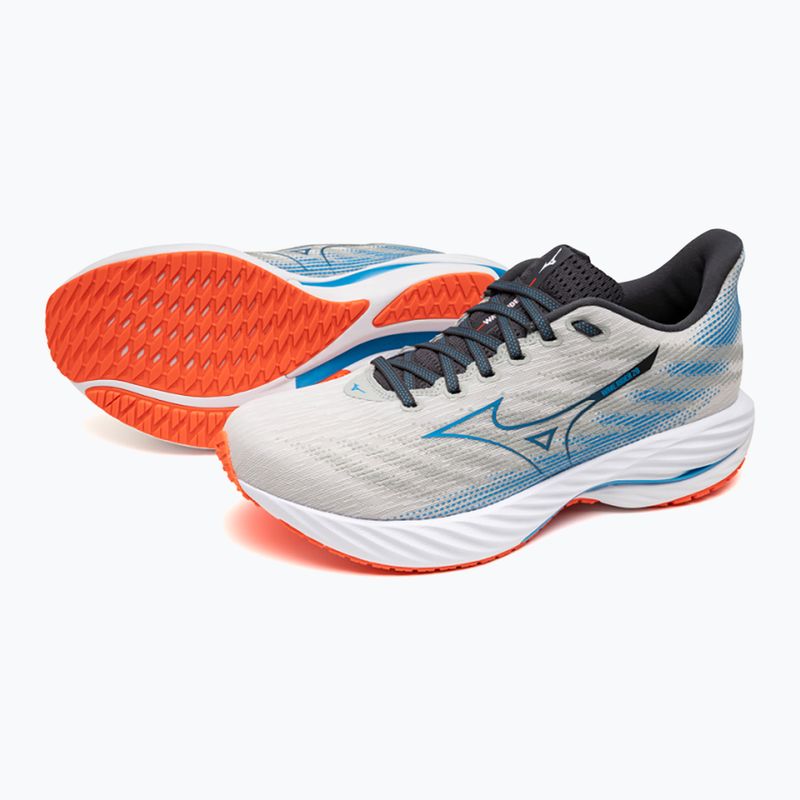 Buty do biegania męskie Mizuno Wave Rider 28 nimbus cloud/blue pace/igniotion red 9