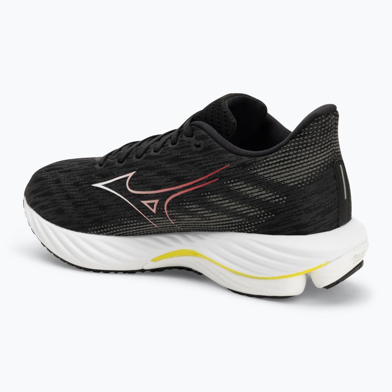 Buty do biegania męskie Mizuno Wave Rider 28 black/white/ evening primrose 3