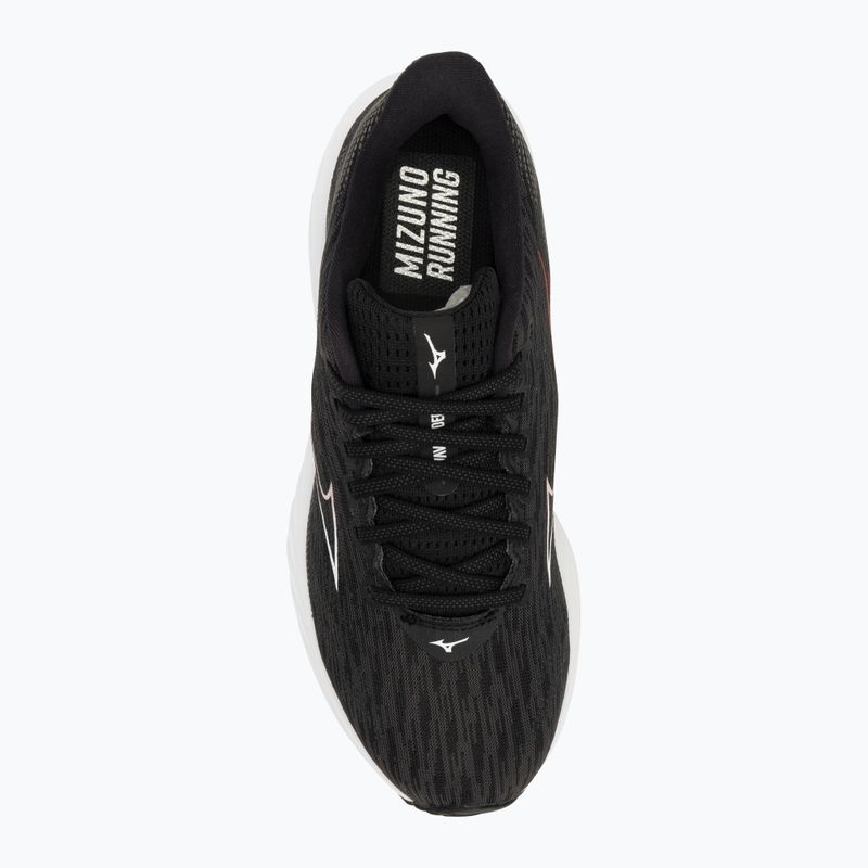 Buty do biegania męskie Mizuno Wave Rider 28 black/white/ evening primrose 5