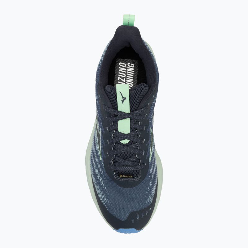 Buty do biegania męskie Mizuno Wave Rider GTX 2 vintage indigo/neo mint/front blue 5