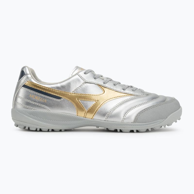 Buty piłkarskie męskie Mizuno Morelia Sala Pro TF galaxy silver/gold/gold 2