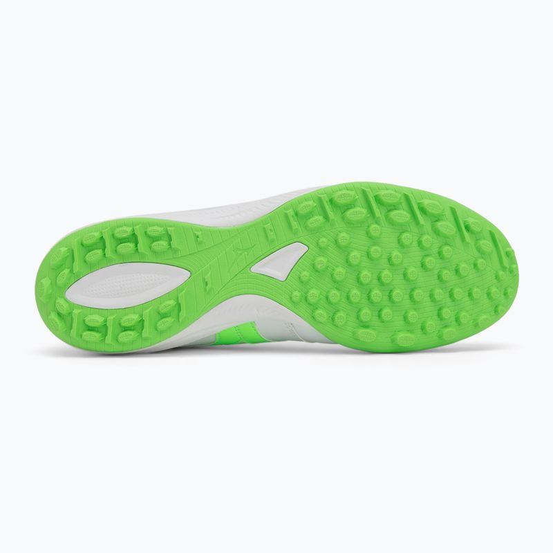 Buty piłkarskie męskie Mizuno Morelia Sala Pro TF white/neon green/galaxy silver 4