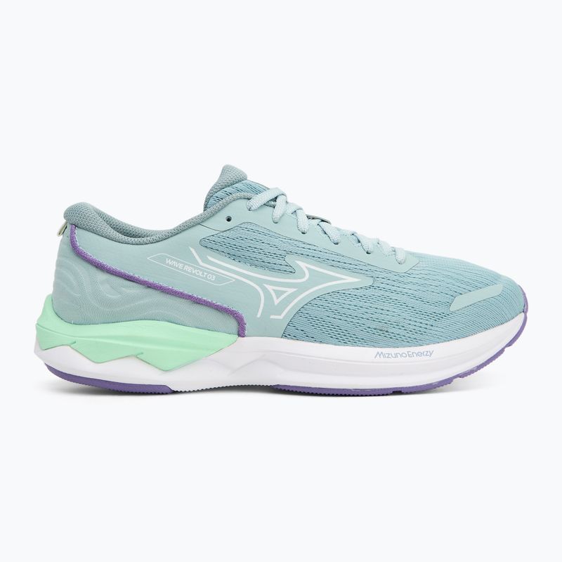 Buty do biegania damskie Mizuno Wave Revolt 3 ether/white/ paisley purple 2