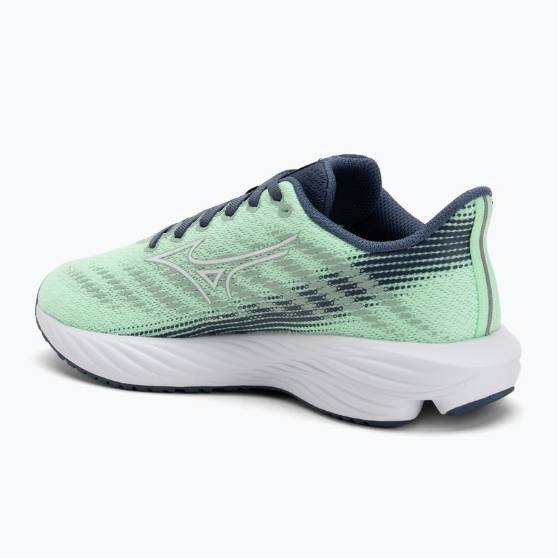 Buty do biegania dziecięce Mizuno Enerzy Rider Jr neo mint/white/vintage indigo 3