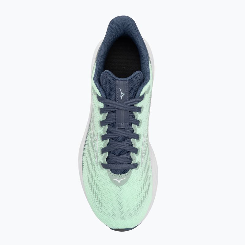 Buty do biegania dziecięce Mizuno Enerzy Rider Jr neo mint/white/vintage indigo 5