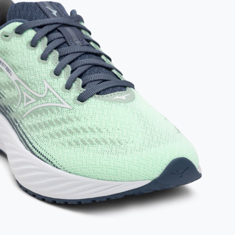 Buty do biegania dziecięce Mizuno Enerzy Rider Jr neo mint/white/vintage indigo 7