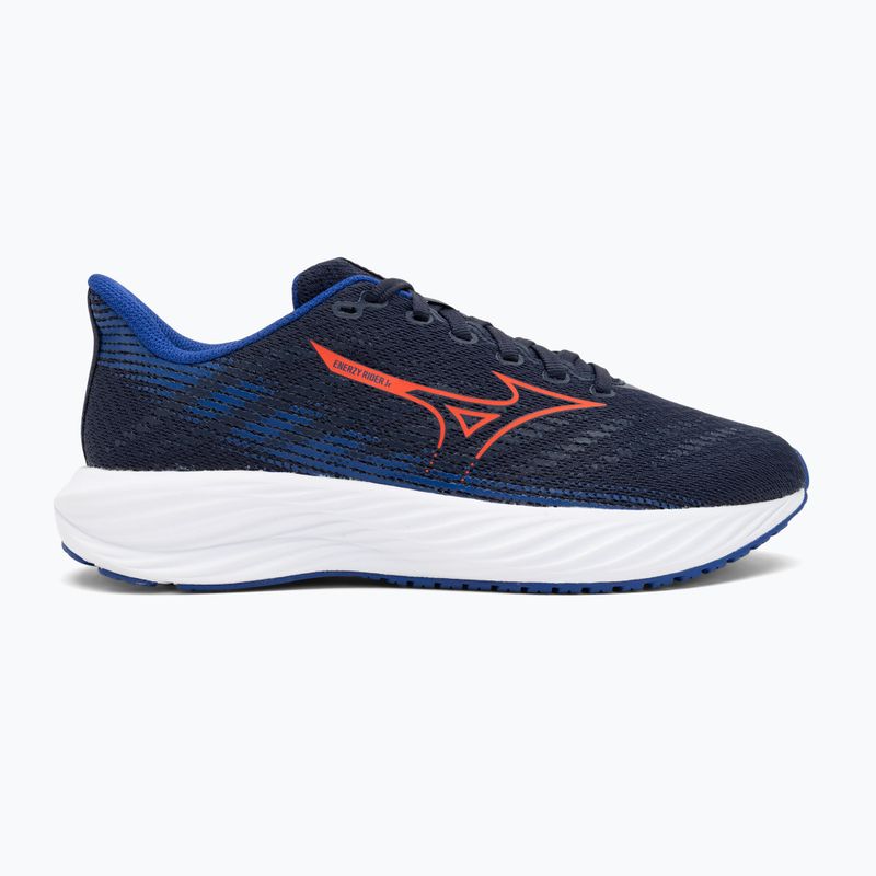 Buty do biegania dziecięce Mizuno Enerzy Rider Jr peacoat/ignitionred/ reflective blue 2