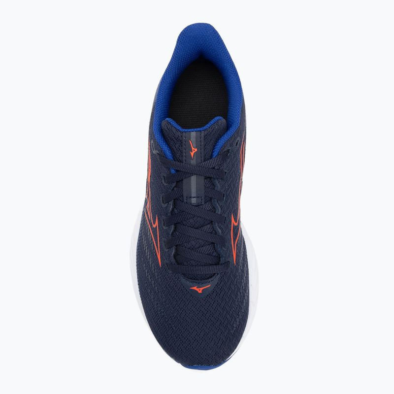 Buty do biegania dziecięce Mizuno Enerzy Rider Jr peacoat/ignitionred/ reflective blue 5