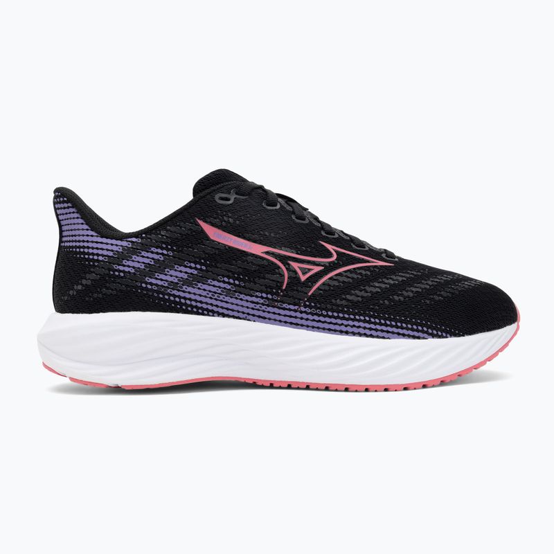 Buty do biegania dziecięce Mizuno Enerzy Rider Jr black/camelliarose/ paisleypurple 2