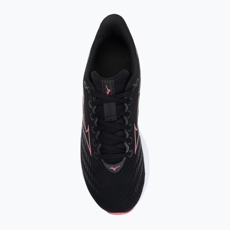 Buty do biegania dziecięce Mizuno Enerzy Rider Jr black/camelliarose/ paisleypurple 5