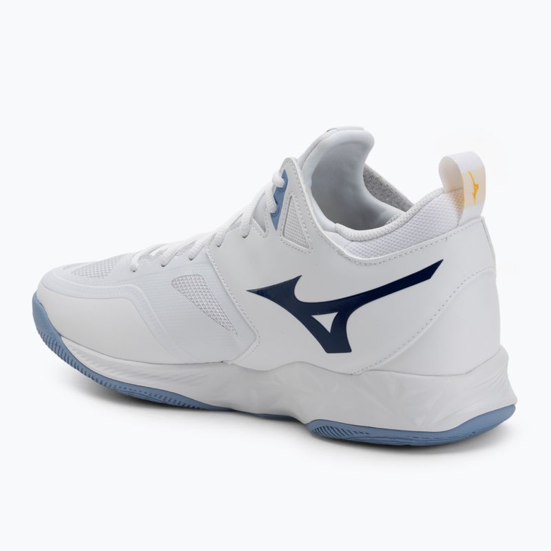 Buty do siatkówki Mizuno Wave Dimension Mid white/bellwether blue/belairblu 3