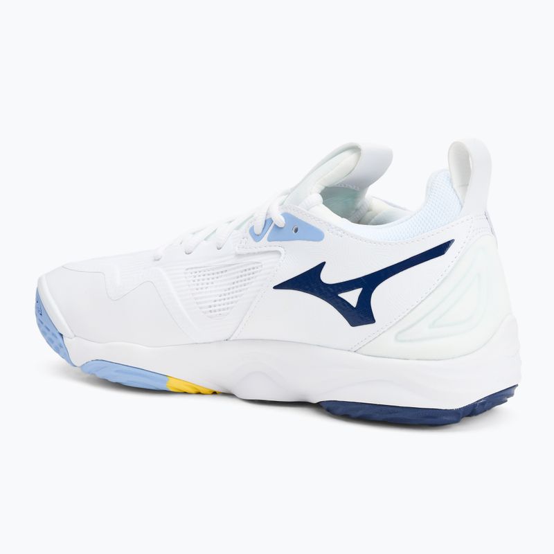 Buty do siatkówki Mizuno Wave Momentum 3 white/bellwether blue/bel air blue 3