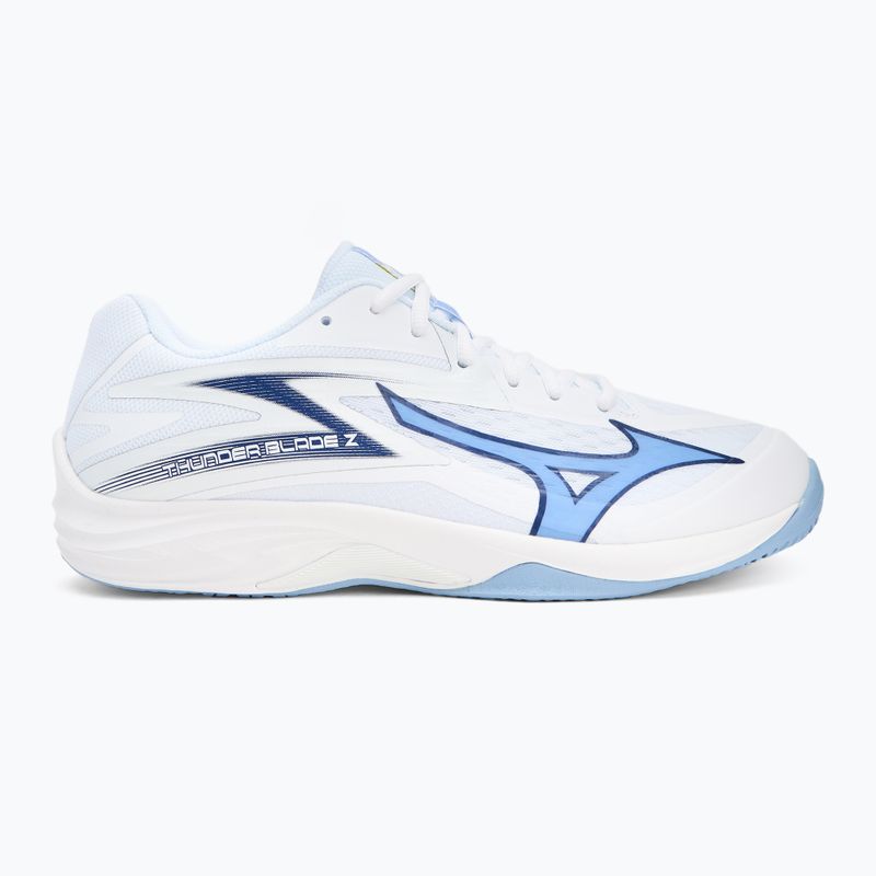 Buty do siatkówki Mizuno Thunder Blade Z white/bellwether blue/bel air blue 2