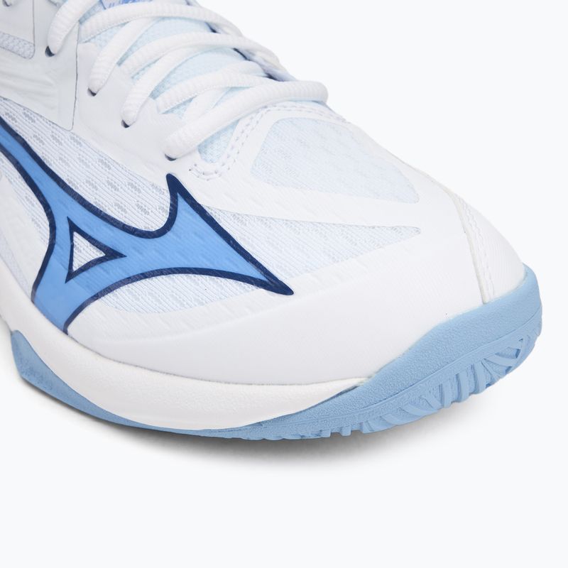 Buty do siatkówki Mizuno Thunder Blade Z white/bellwether blue/bel air blue 7