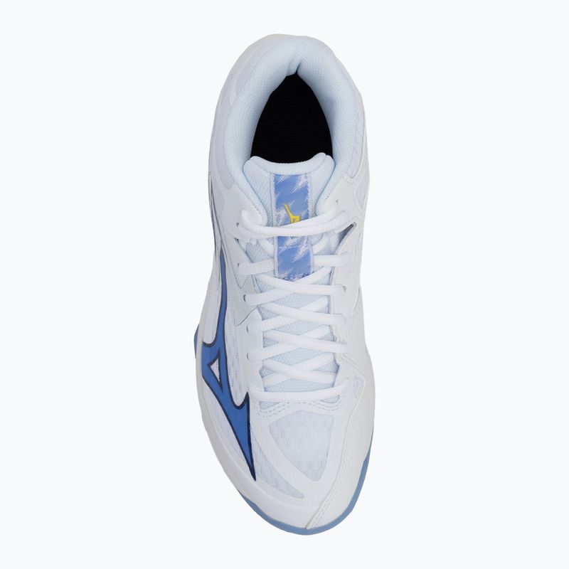 Buty do siatkówki Mizuno Thunder Blade Z Mid white/bellwether blue/bel air blue 5