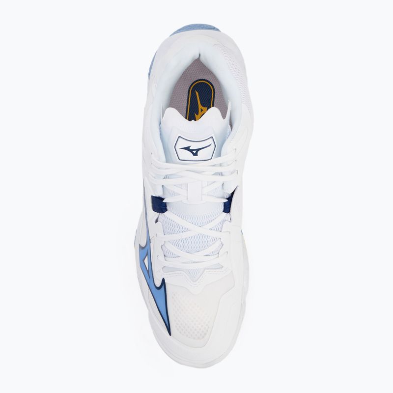 Buty do siatkówki Mizuno Wave Lightning Z8 Mid white/bellwether blue/bel air blue 5