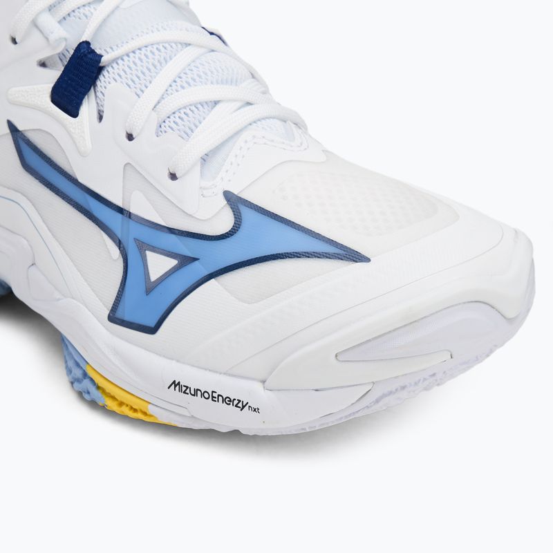 Buty do siatkówki Mizuno Wave Lightning Z8 Mid white/bellwether blue/bel air blue 7