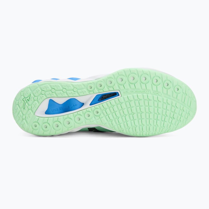 Buty do siatkówki Mizuno Wave Luminous 3 neo mint/black/frontier blue 4