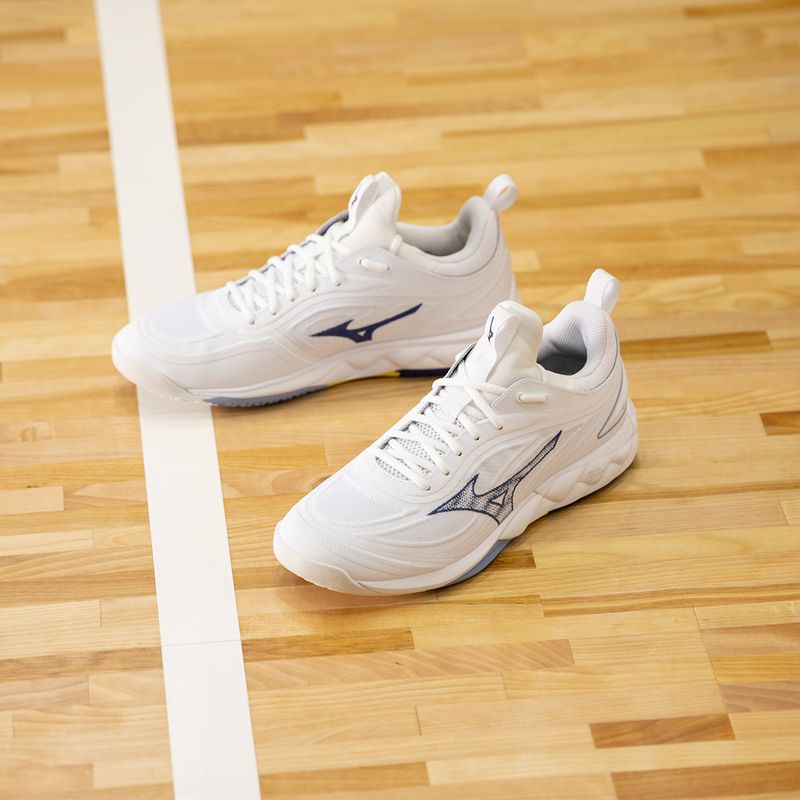 Buty do siatkówki Mizuno Wave Luminous 3 white/bellwether blue/belairblu 13