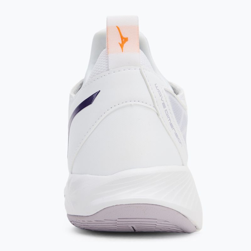 Buty do siatkówki damskie Mizuno Wave Dimension white/violet indigo/camellia rose 6