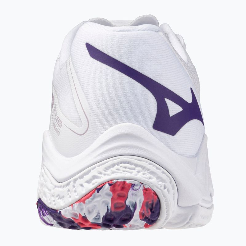 Buty do siatkówki damskie Mizuno Wave Lightning Z8 white/violet indigo/camelliaros 10
