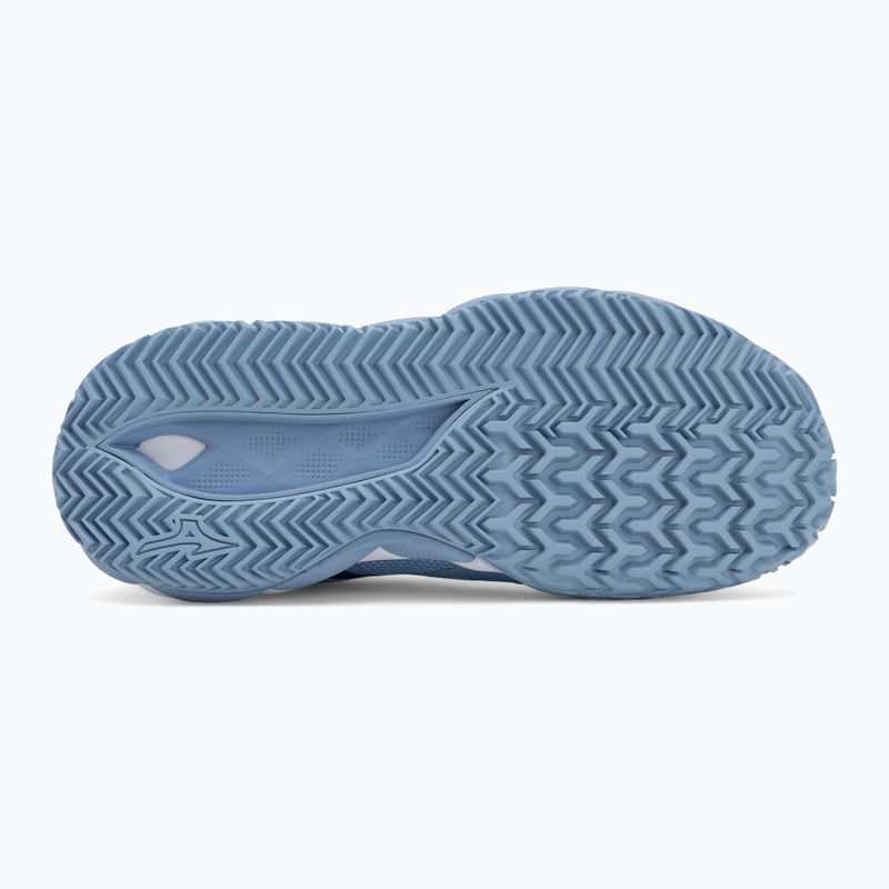 Buty do tenisa damskie Mizuno Wave Enforce Tour 2 CC bel air blue/ white/ bellwether blue 4