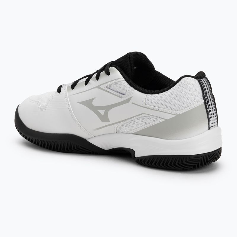 Buty do tenisa męskie Mizuno Break Shot 5 CC white/ black/ harbor mist 3