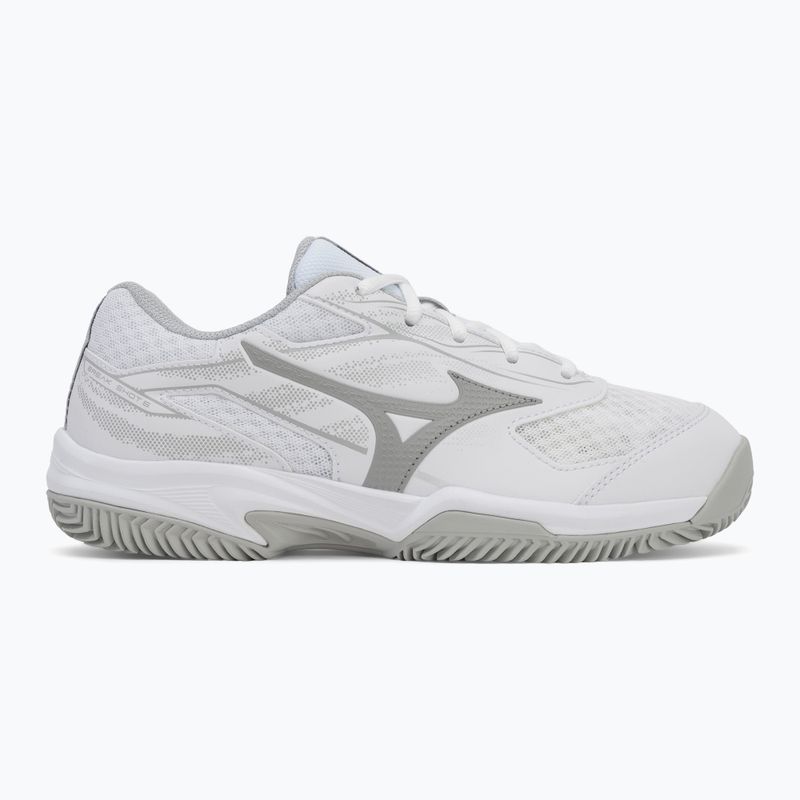Buty do tenisa damskie Mizuno Break Shot 5 CC white/ ultimate gray/ harbor mist 2