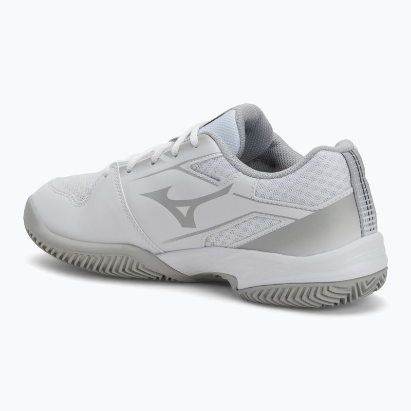 Buty do tenisa damskie Mizuno Break Shot 5 CC white/ ultimate gray/ harbor mist 3