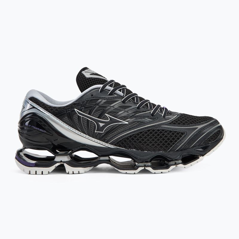 Buty męskie Mizuno Wave Prophecy LS black/silver/purple haze 2