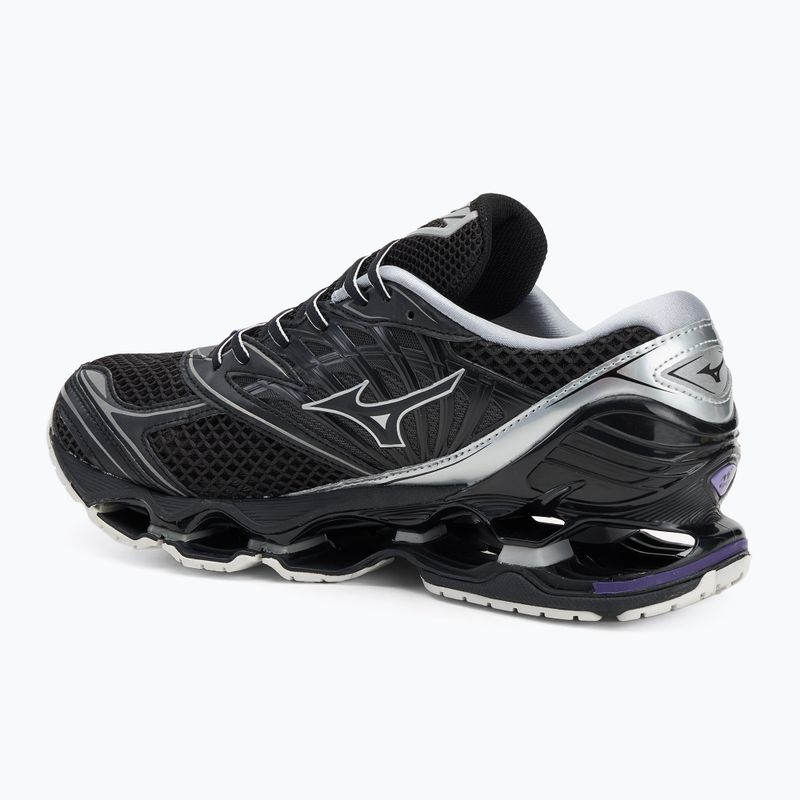 Buty męskie Mizuno Wave Prophecy LS black/silver/purple haze 3