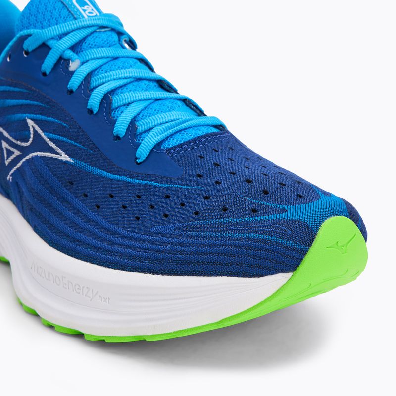 Buty do biegania męskie Mizuno Wave Skyrise 6 reflex blue c/white/blue pace 7