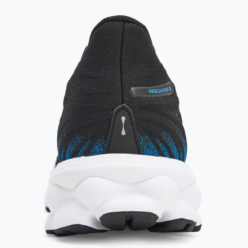 Buty do biegania męskie Mizuno Wave Skyrise 6 black/white/blue pace 6