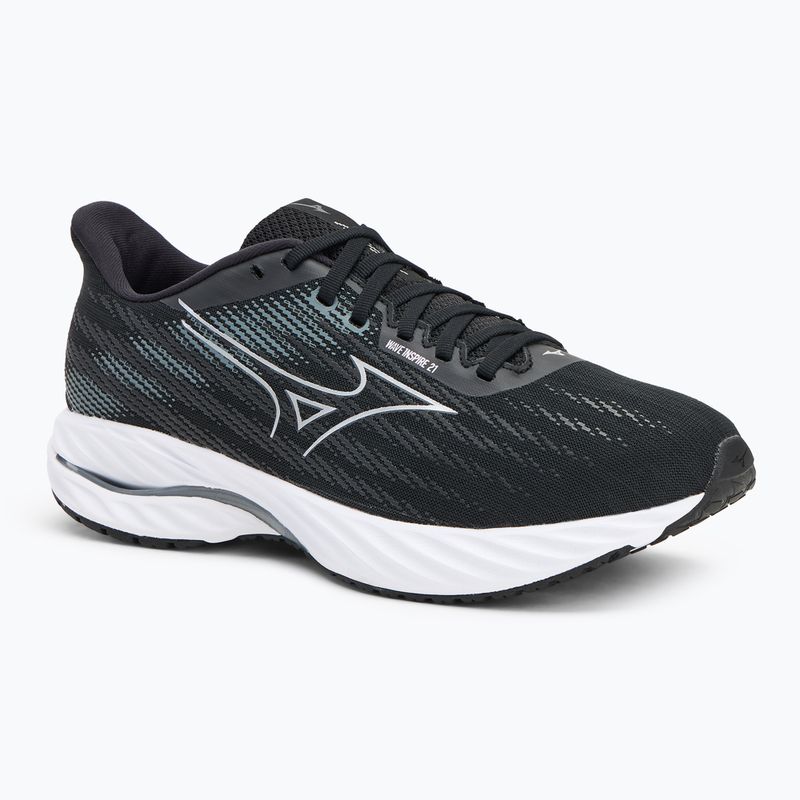 Buty do biegania męskie Mizuno Wave Inspire 21 black/silver/metallic gray