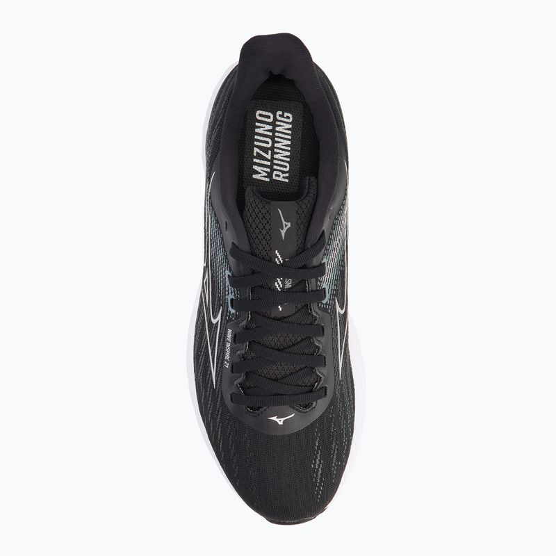 Buty do biegania męskie Mizuno Wave Inspire 21 black/silver/metallic gray 5