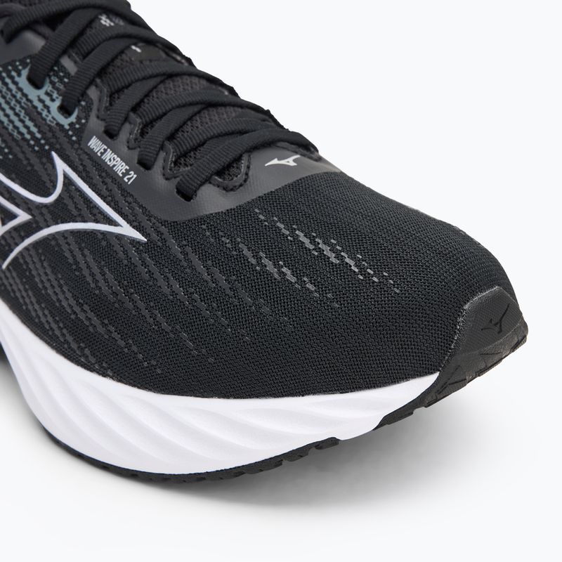 Buty do biegania męskie Mizuno Wave Inspire 21 black/silver/metallic gray 7