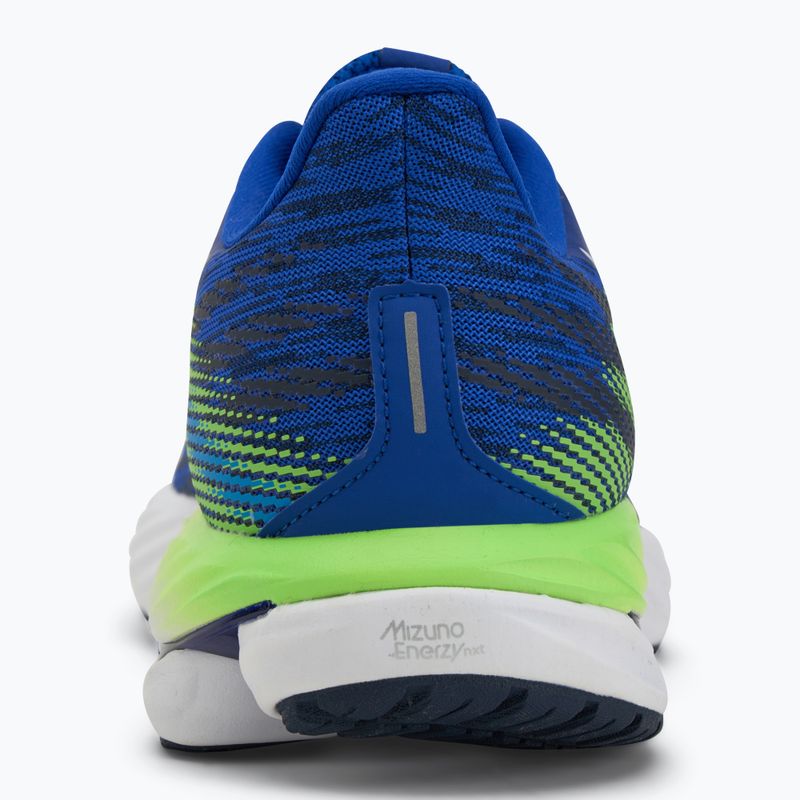 Buty do biegania męskie Mizuno Wave Inspire 21 reflex blue c/white/green gecko 6