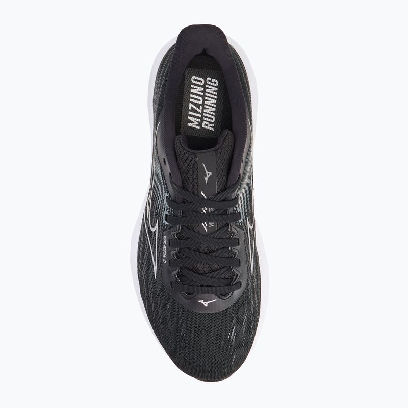 Buty do biegania męskie Mizuno Wave Inspire 21 2E black/silver/metallic gray 5