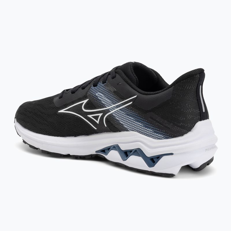 Buty do biegania męskie Mizuno Wave Equate 9 black/white/vintage indigo 3