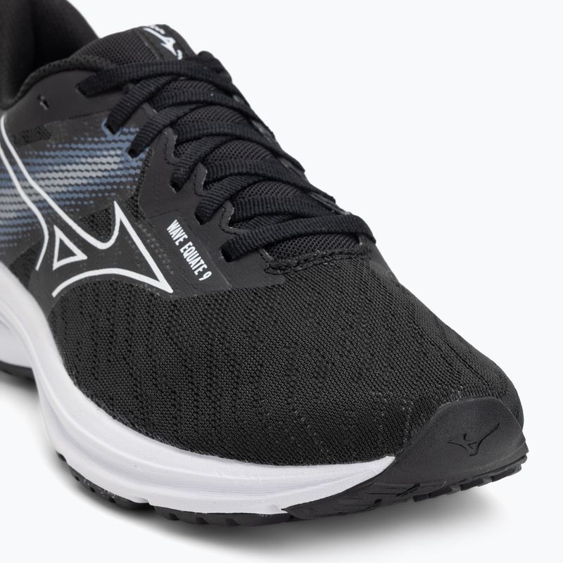 Buty do biegania męskie Mizuno Wave Equate 9 black/white/vintage indigo 7