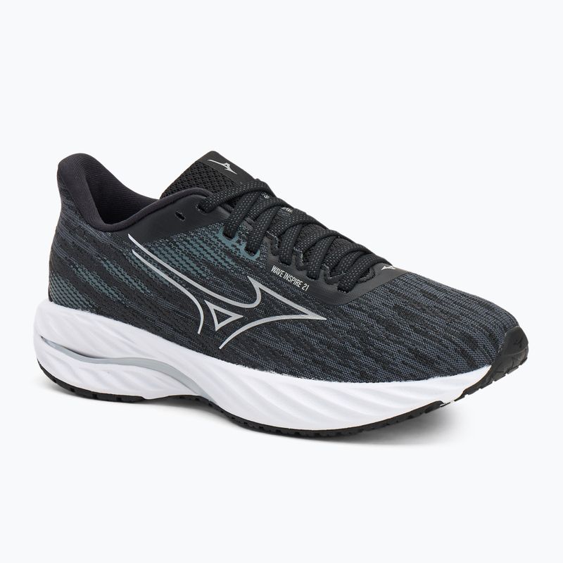 Buty do biegania damskie Mizuno Wave Inspire 21 black/silver/metallic gray