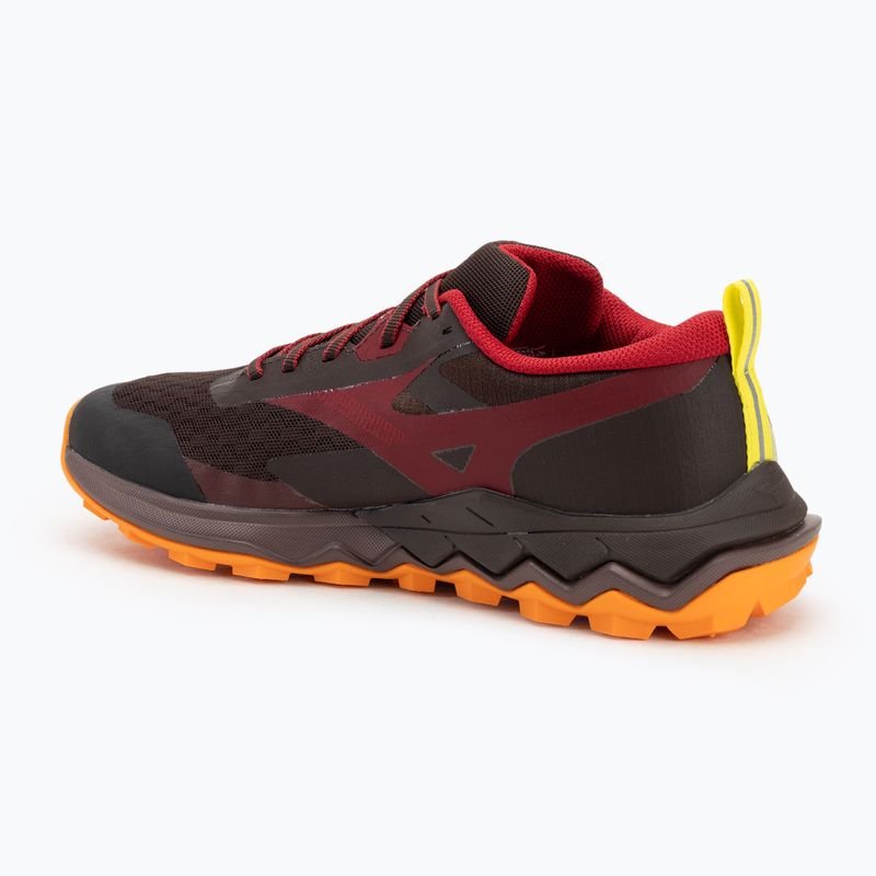 Buty do biegania męskie Mizuno Wave Ibuki 5 rum raisin/rythmic red/eve primro 3