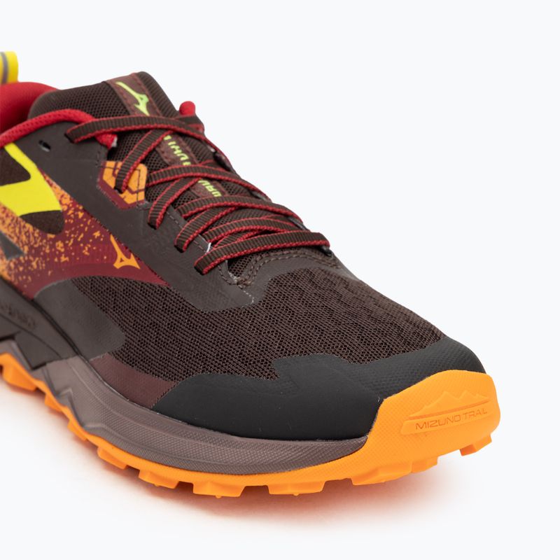 Buty do biegania męskie Mizuno Wave Ibuki 5 rum raisin/rythmic red/eve primro 7