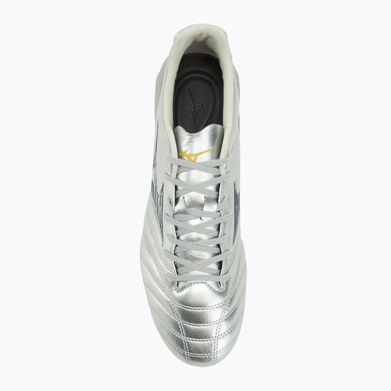 Buty piłkarskie męskie Mizuno Monarcida Neo III Pro Md galaxy silver/8605 c 5