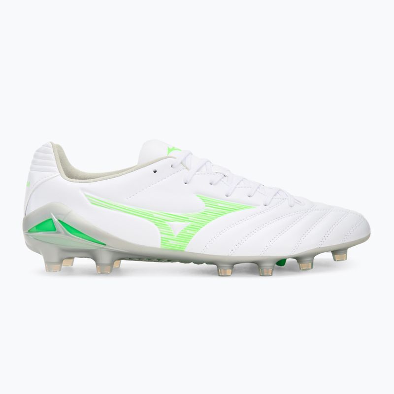 Buty piłkarskie męskie Mizuno Monarcida Neo III Pro Md white/neon green 2