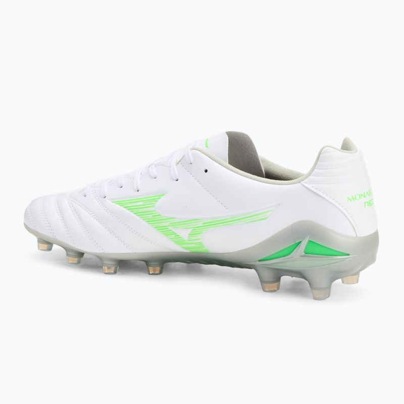 Buty piłkarskie męskie Mizuno Monarcida Neo III Pro Md white/neon green 3