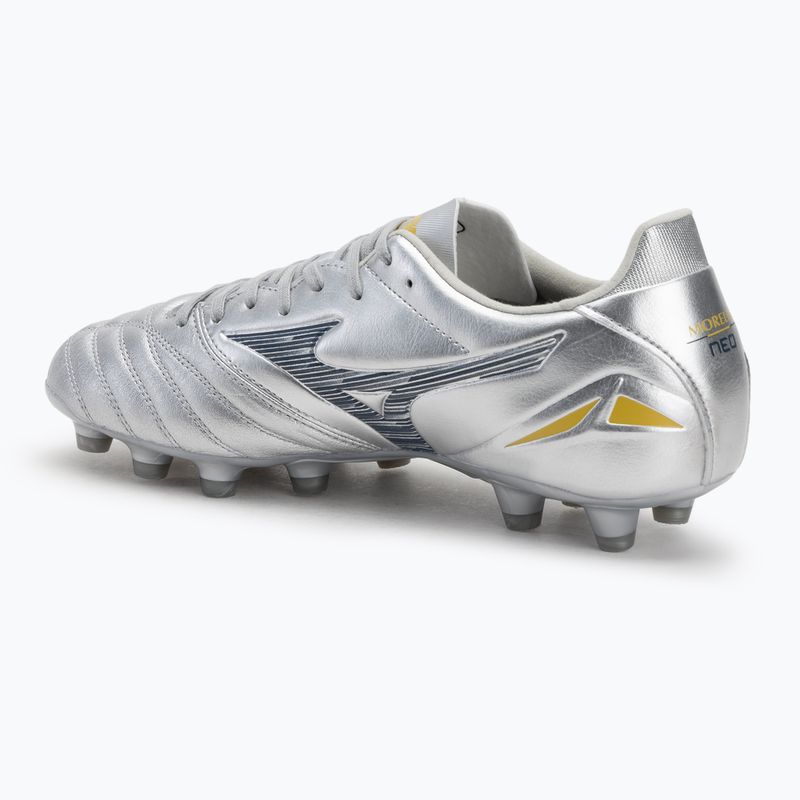 Buty piłkarskie Mizuno Morelia Neo IV Pro Md galaxy silver/8605 c/cool gray 3c 3